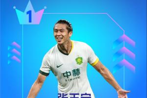 直播吧：中超第20轮最佳球员：张玉宁！京蓉对决中独中两元
