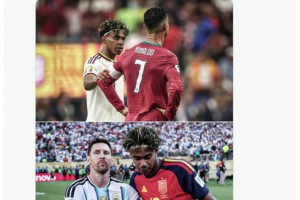 击败C罗梅西夺世界杯冠军！ESPN：未来属于亚马尔！！！
