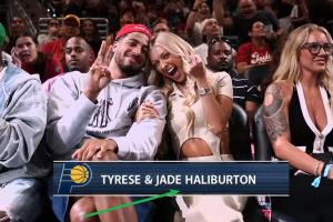 顶住压力！哈利伯顿夫妇观战WNBA，见证爱情与坚韧的交织